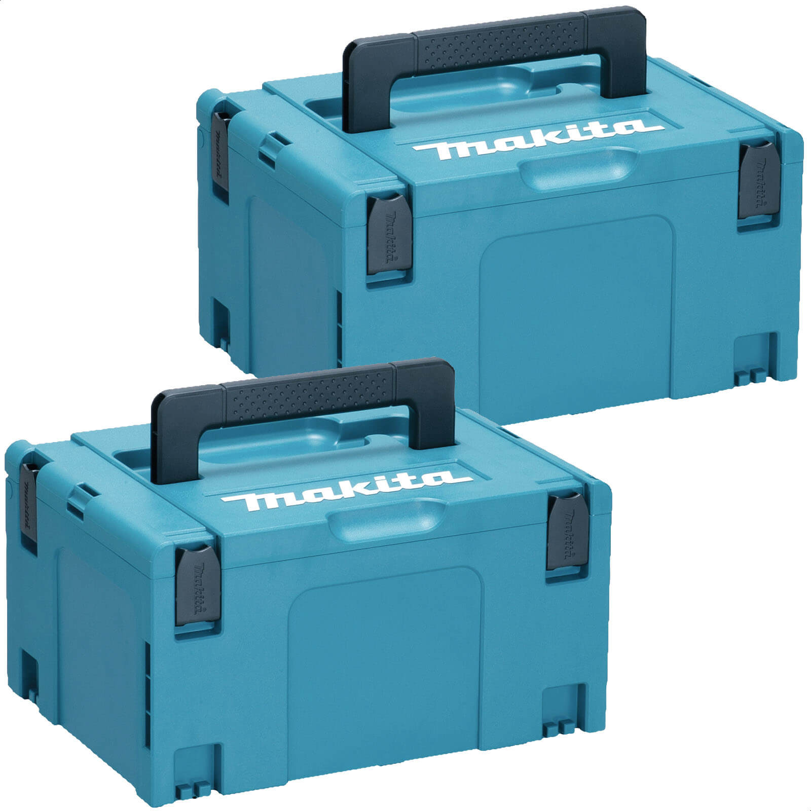 Makita 2 Piece 821551-8 MakPac Connector Stackable Power Tool Case Set