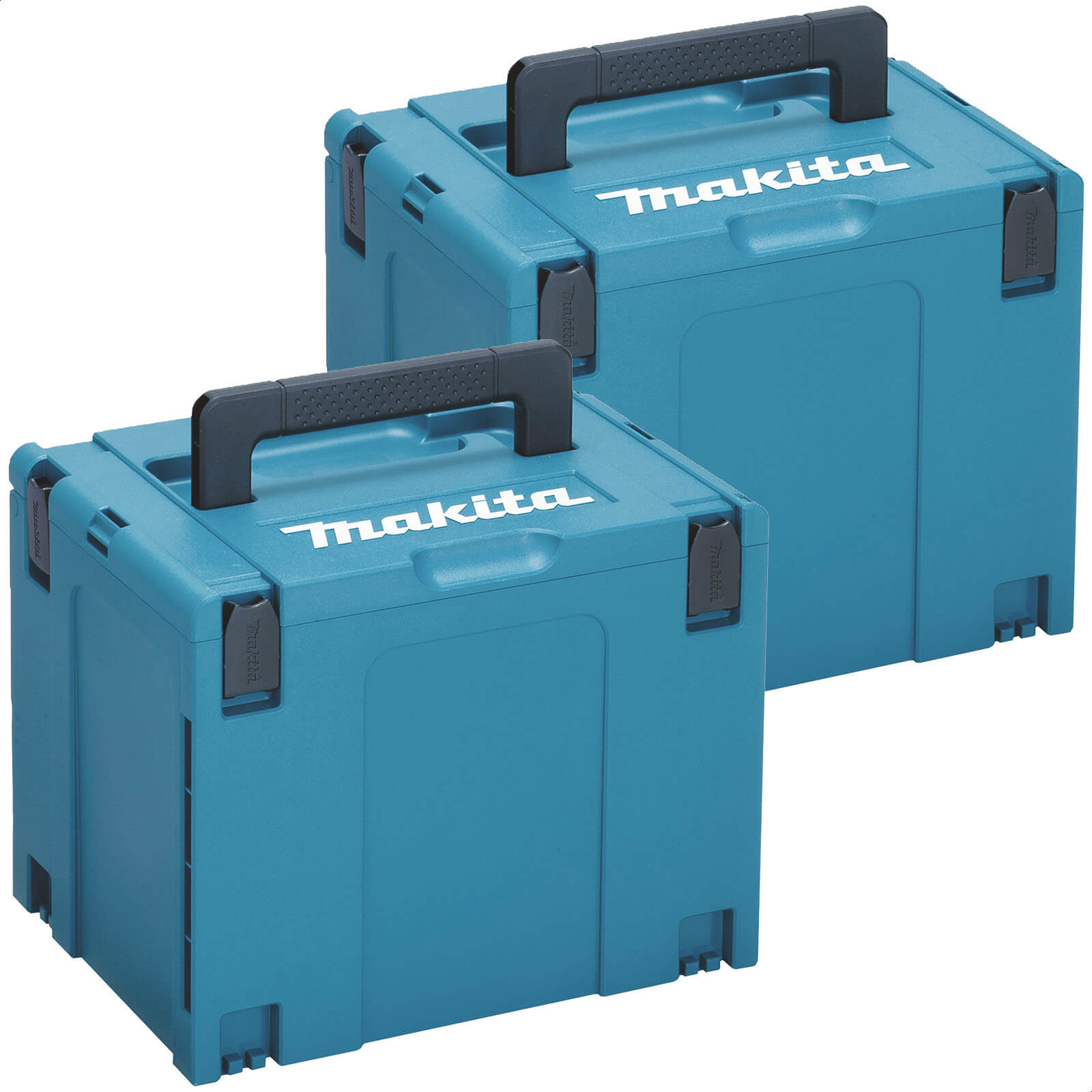 Image of Makita 2 Piece 821552-6 MakPac Connector Stackable Power Tool Case Set