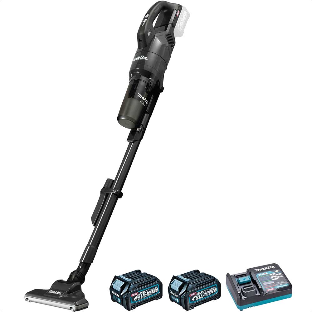 Makita CL003G 40v Max XGT Cordless Brushless Vacuum Cleaner 2 x 2.5ah Li-ion Battery Charger No Case