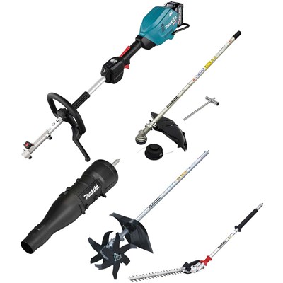 Makita DUX18 18v LXT Cordless Brushless Split Shaft Garden Multi Tool Set