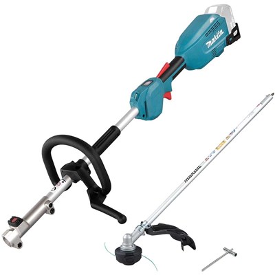 Makita DUX18 18v LXT Cordless Brushless Split Shaft Garden Multi Tool Set