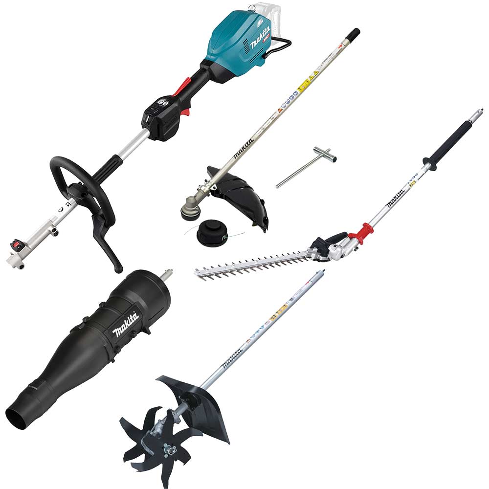 Makita UX01G 40v Max XGT Cordless Brushless Split Shaft Garden Multi Tool Set No Batteries No Battery Charger