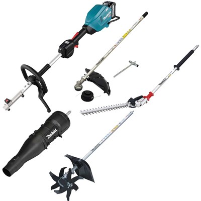 Makita UX01G 40v Max XGT Cordless Brushless Split Shaft Garden Multi Tool Set