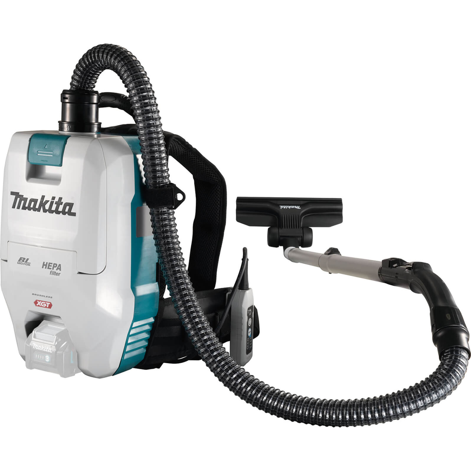 Image of Makita VC008G 40v Max XGT Cordless Brushless Backpack Vacuum Cleaner No Batteries No Charger No Case