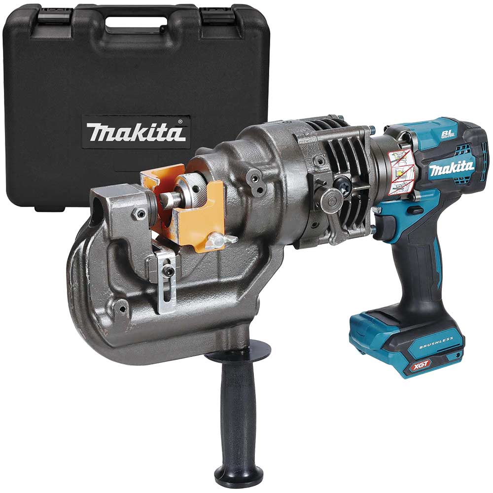 Makita PP001G 40v Max XGT Cordless Brushless Steel Hole Punch No Batteries No Battery Charger Case