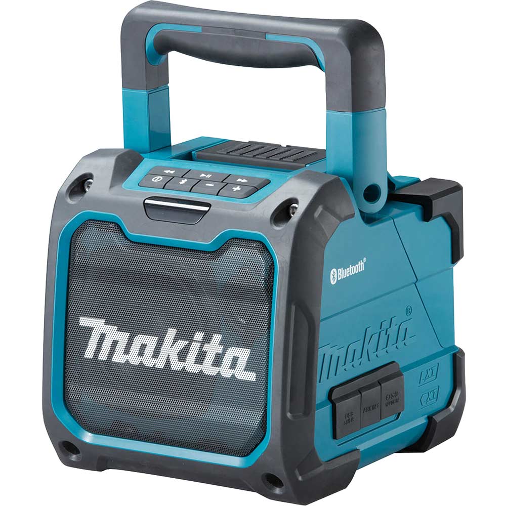 Image of Makita DMR200 Cordless Bluetooth Job Site Speaker Blue