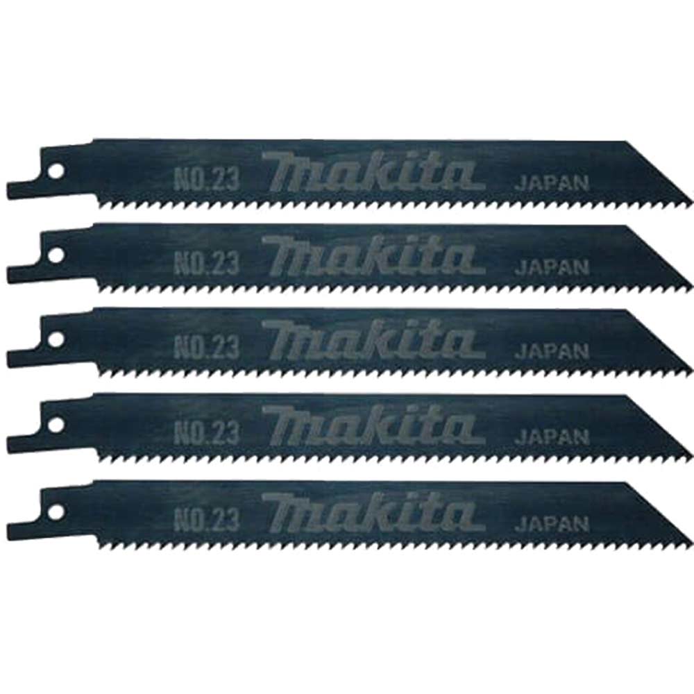 Image of Makita Wood Reciprocating Sabre Saw Blades 160mm Pack of 5