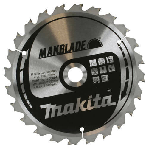 Image of Makita MAKBLADE Wood Cutting Circular Saw Blade 255mm 32T 30mm