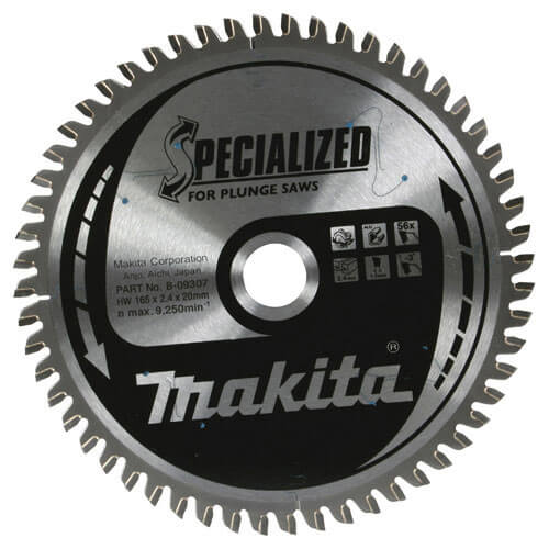 Image of Makita SPECIALIZED Corrian Cutting Saw Blade 165mm 48T 20mm