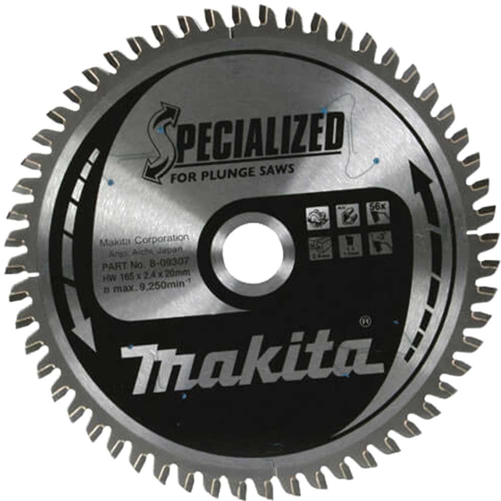 Image of Makita SPECIALIZED Corrian Cutting Saw Blade 165mm 48T 20mm