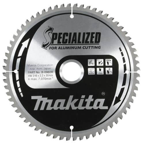 Image of Makita SPECIALIZED Aluminium Cutting Saw Blade 260mm 80T 30mm