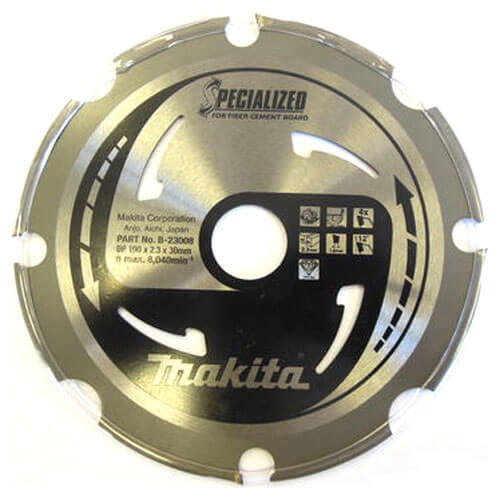 Photos - Power Tool Accessory Makita SPECIALIZED PCD Fibre Cement Cutting Saw Blade 165mm 4T 20mm B-2299 