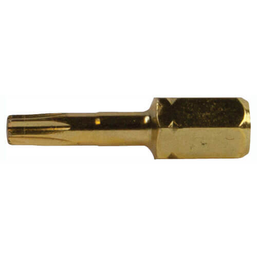 Image of Makita Impact Gold Torx Screwdriver Bits T15 25mm Pack of 2