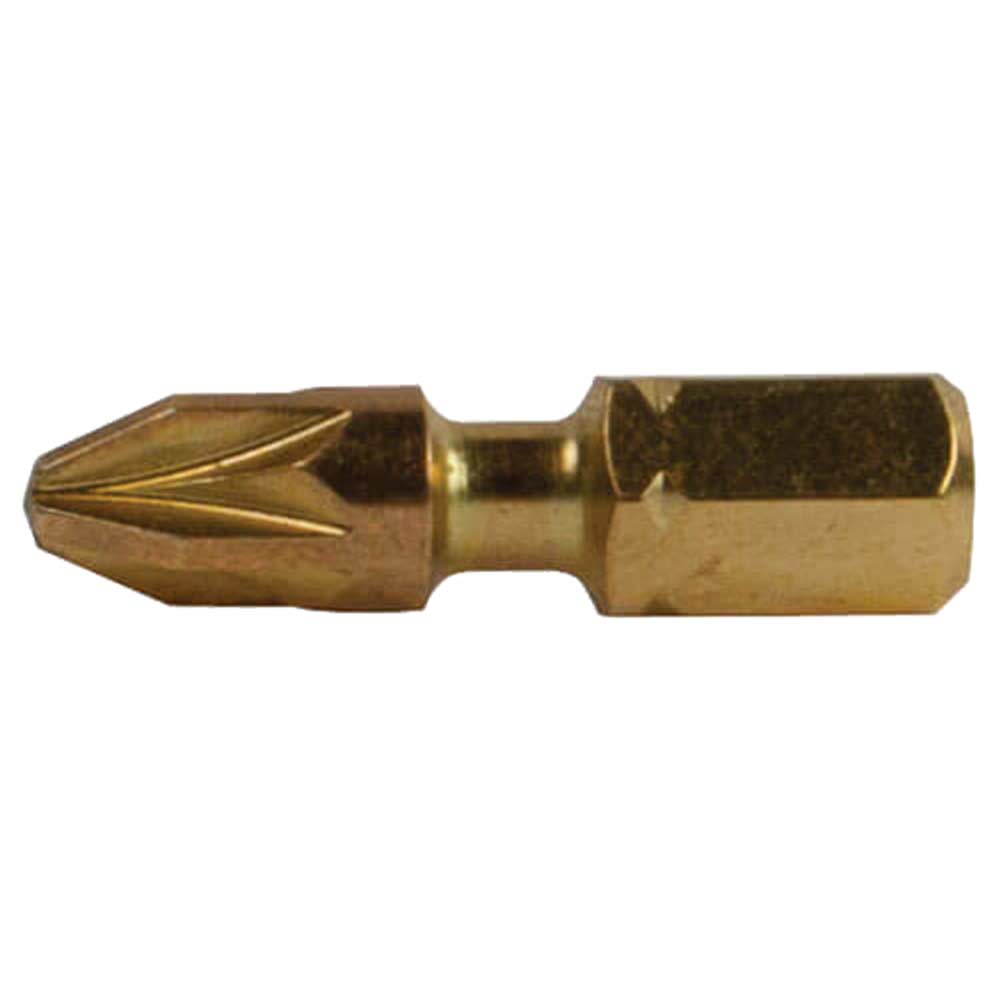 Image of Makita Impact Gold Pozi Screwdriver Bits PZ2 25mm Pack of 2