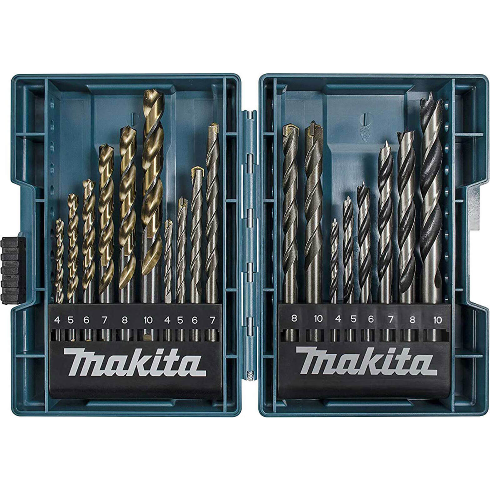 Image of Makita 18 Piece Mix Drill Bit Set