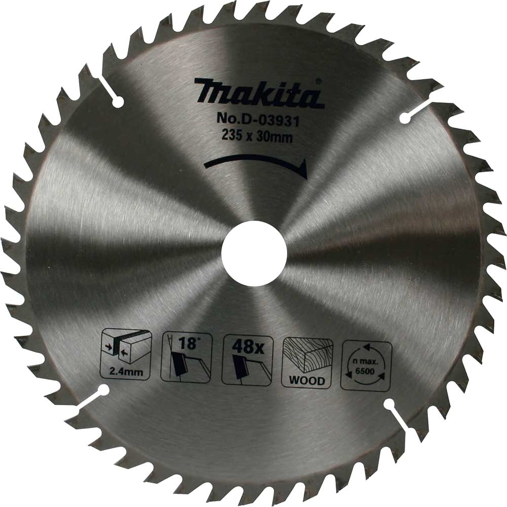 Makita Wood Cutting Circular Saw Blade 235mm 20T 30mm