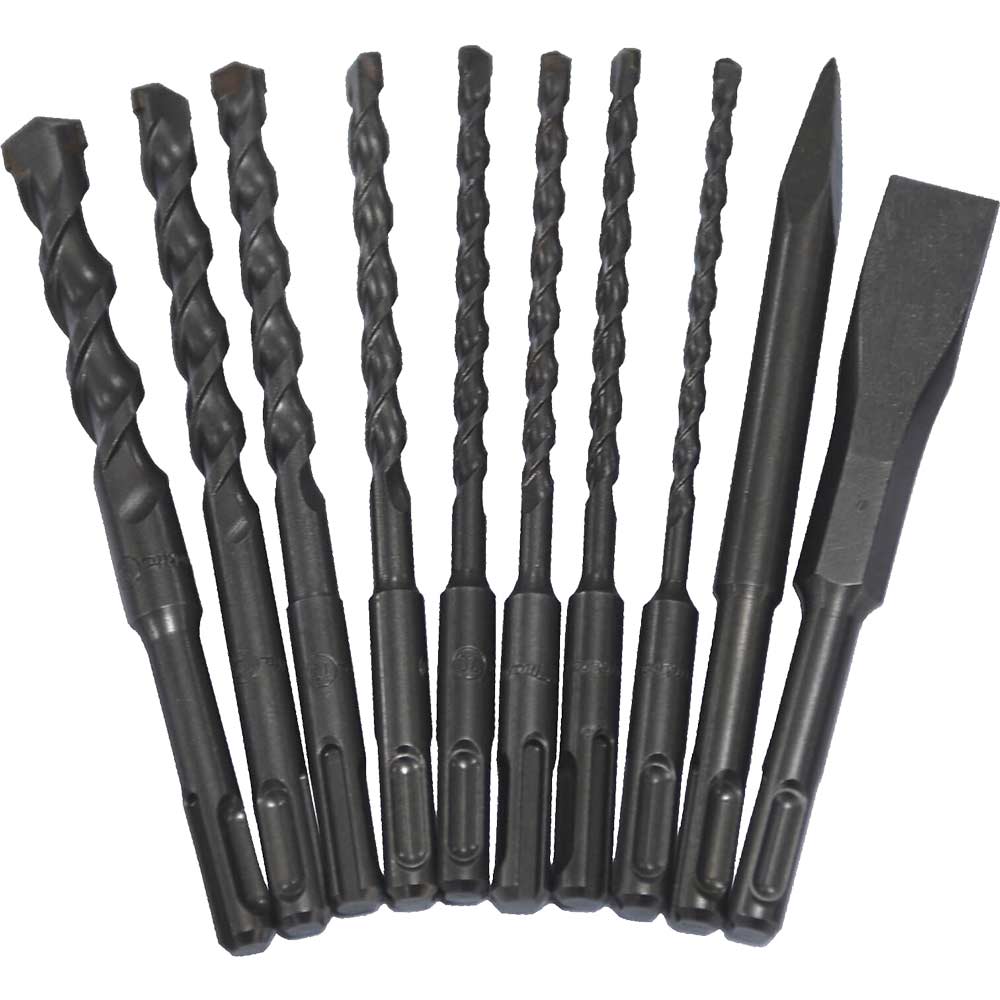 Photos - Drill Bit Sirius 10 Piece SDS Plus  and Chisel Set 