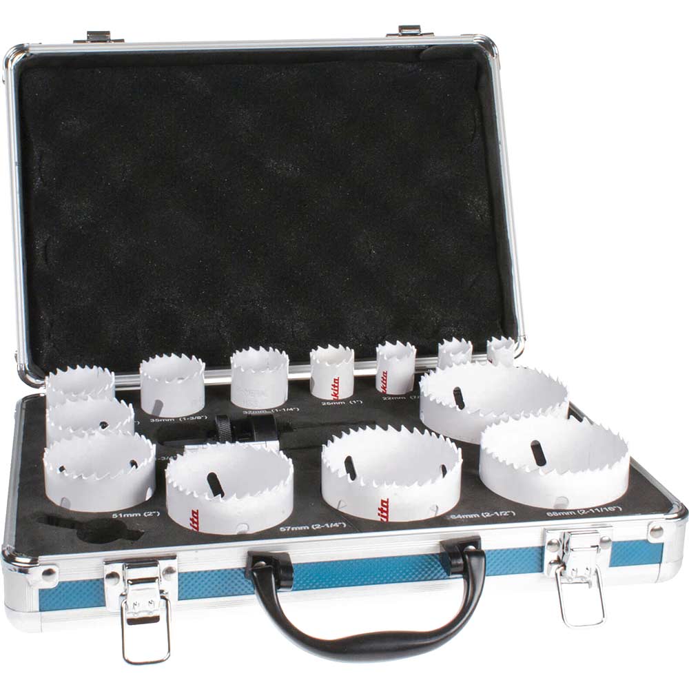 Image of Makita 16 Piece Bi Metal Hole Saw Set