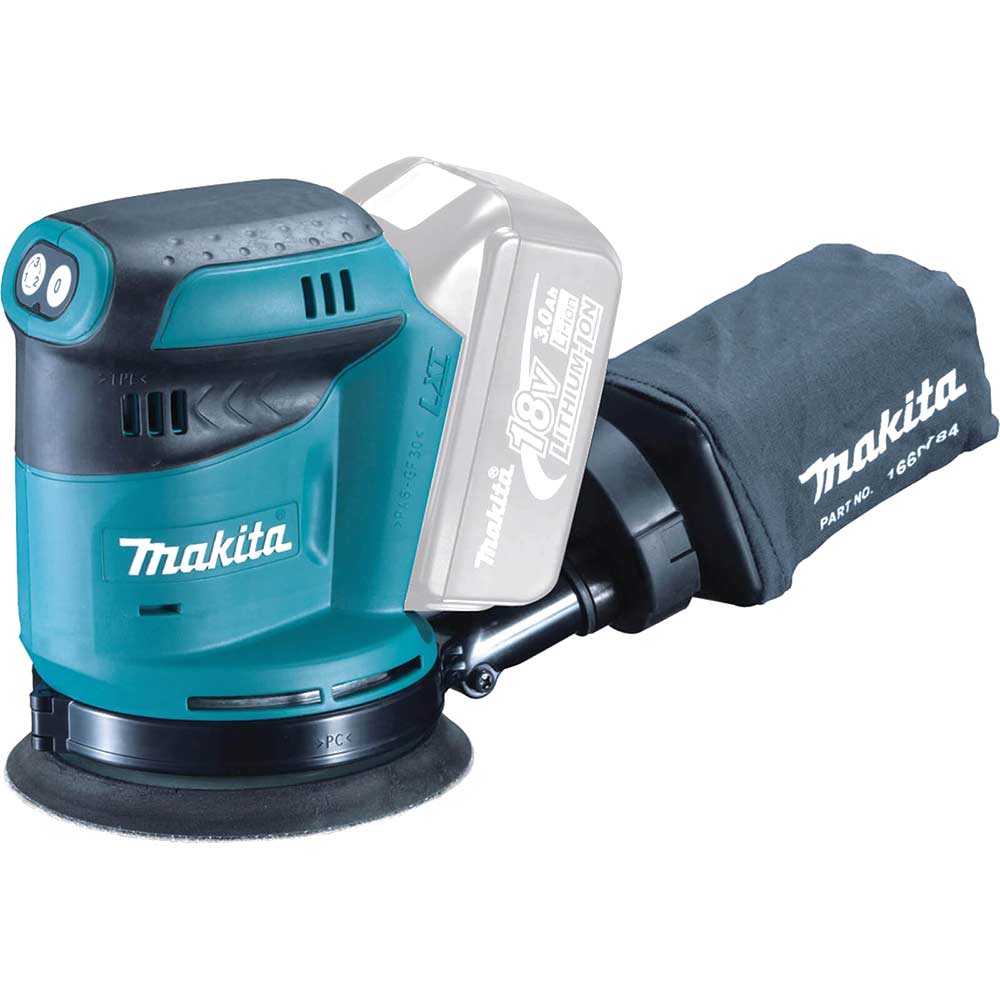 Makita DBO180 18v LXT Cordless Orbital Disc Sander 125mm No Batteries No Charger No Case