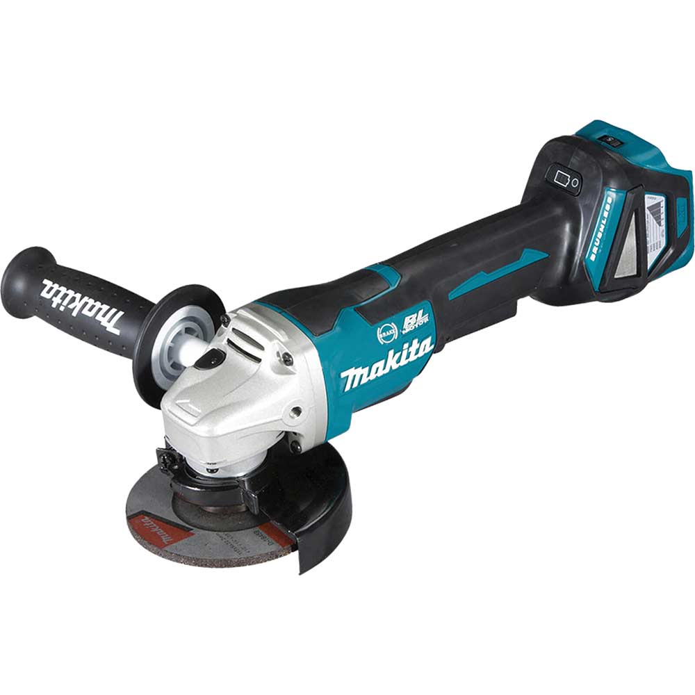 Makita DGA467 18v LXT Cordless Brushless Paddle Switch Angle