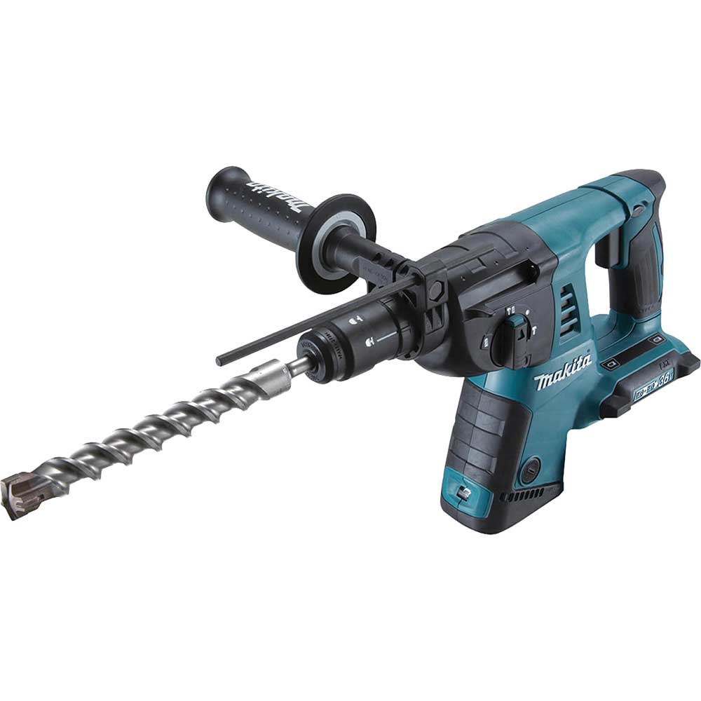 Image of Makita DHR264 Twin 18v LXT Cordless SDS Hammer Drill No Batteries No Charger Case