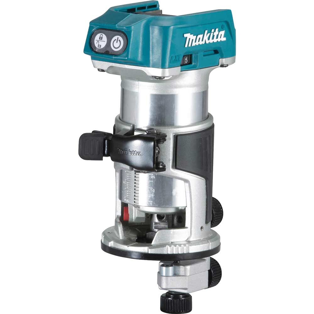 Makita DRT50 18v LXT Cordless Brushless Plunge Router and Trimmer Kit No Batteries No Battery Charger No Case