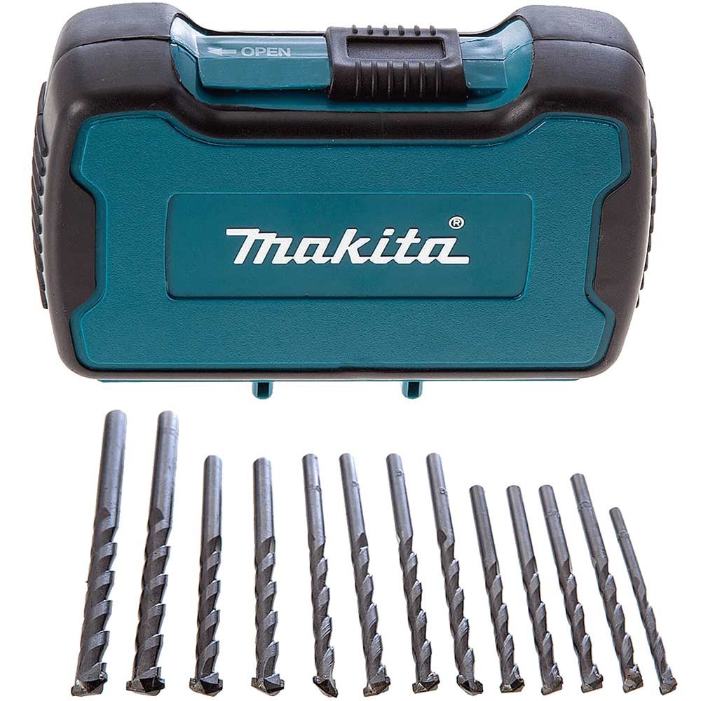 Makita 13 Piece Masonry Drill Bit Set | Masonry Drill Bits