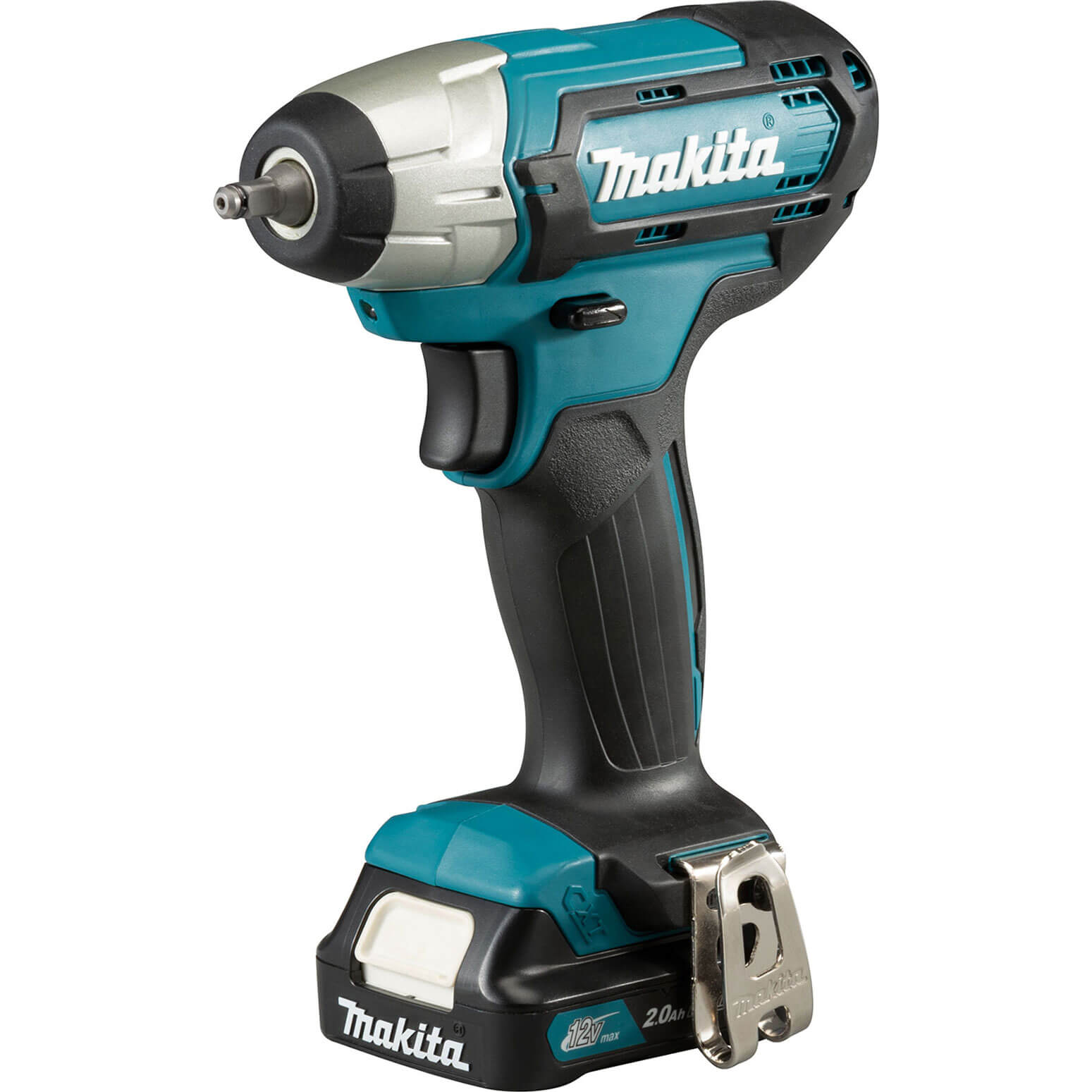 Image of Makita TW060D 12v Max CXT Cordless 1/4" Drive Impact Wrench 2 x 2ah Li-ion Charger Case