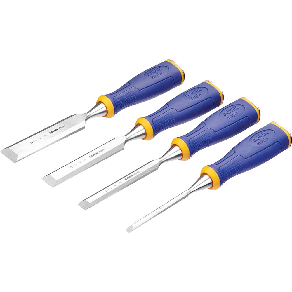 Image of Marples 4 Piece MS500 Bevel Edge Wood Chisel Set