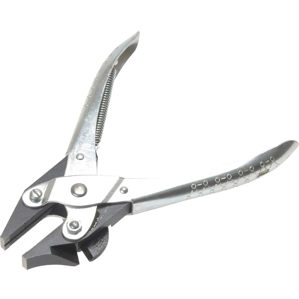 Maun Spring Return Serrated Flat Jaw Side Cutter Pliers 165mm