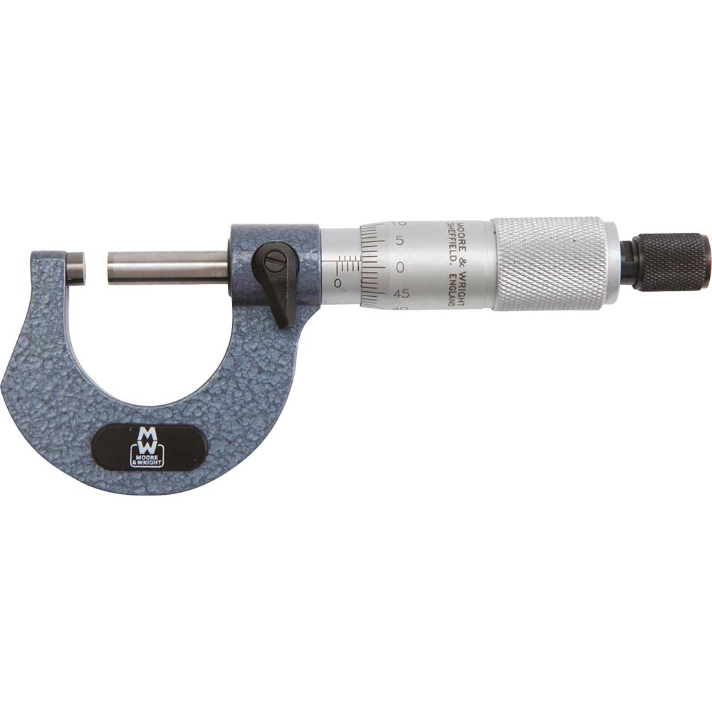 Image of Moore and Wright 1965 External Micrometer 0-1"