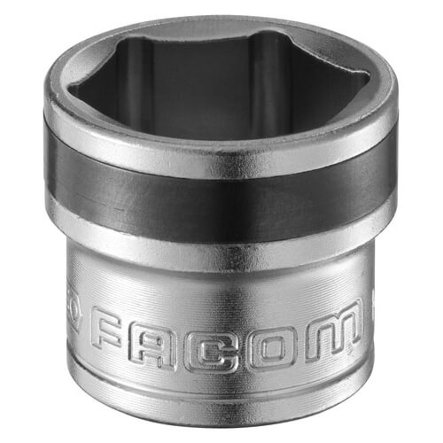 Image of Facom 3/8" Drive Magnetic Hexagon Oil Drain Socket Metric 3/8" 14mm