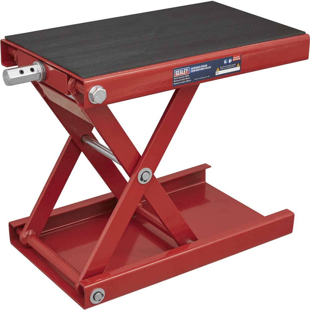 Sealey Scissor Stand for Motorcycles 450Kg