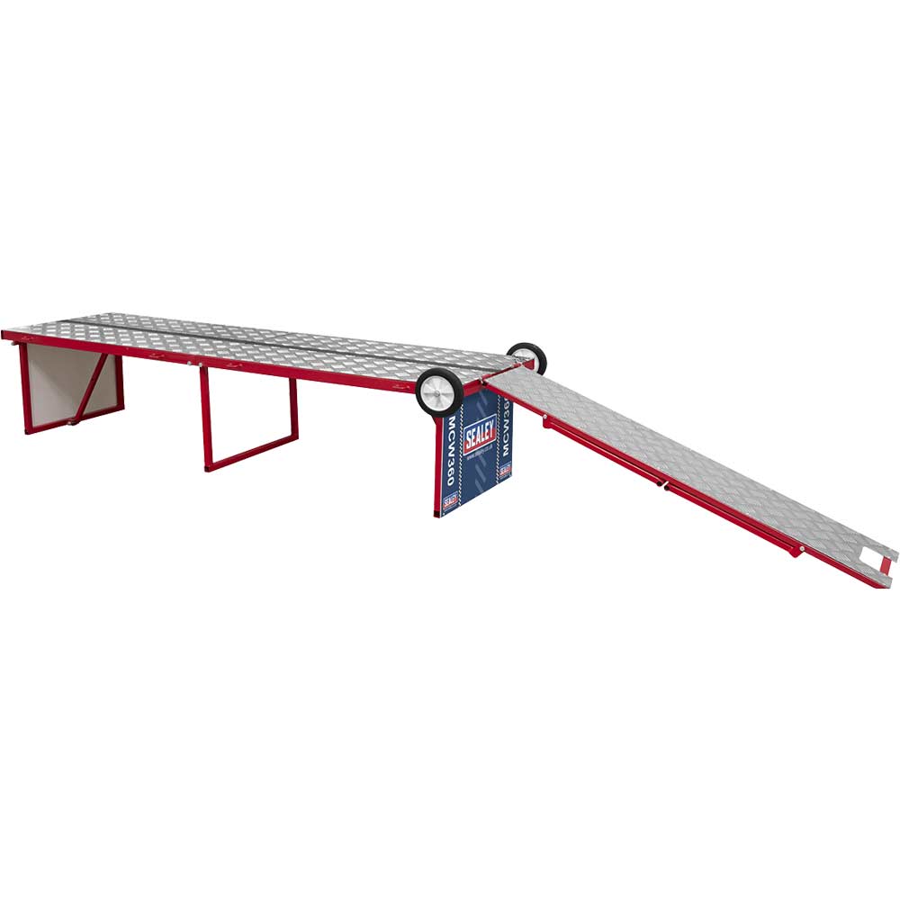 Sealey Folding Motorcycle Workbench / Ramp 360Kg