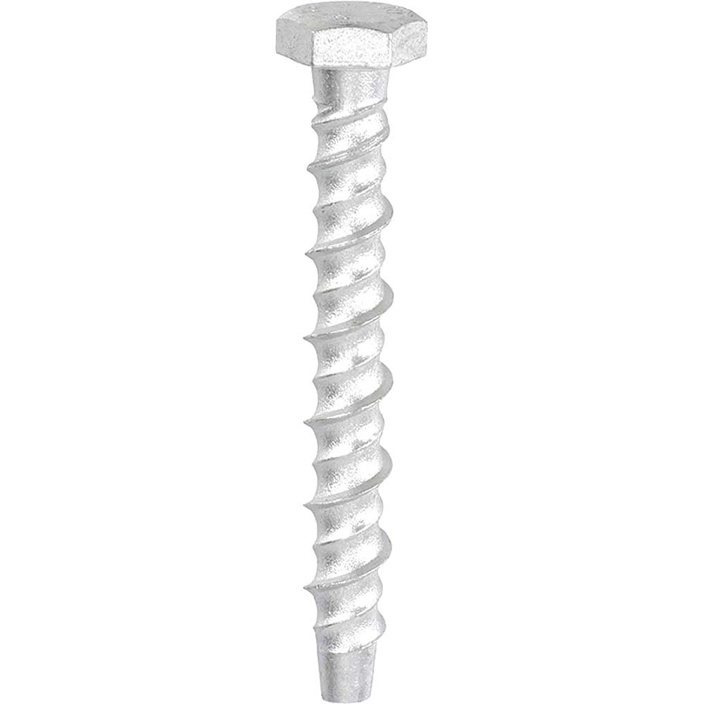 Multi Fix Bolt Hex Head Concrete Screws 10mm 60mm Pack of 18