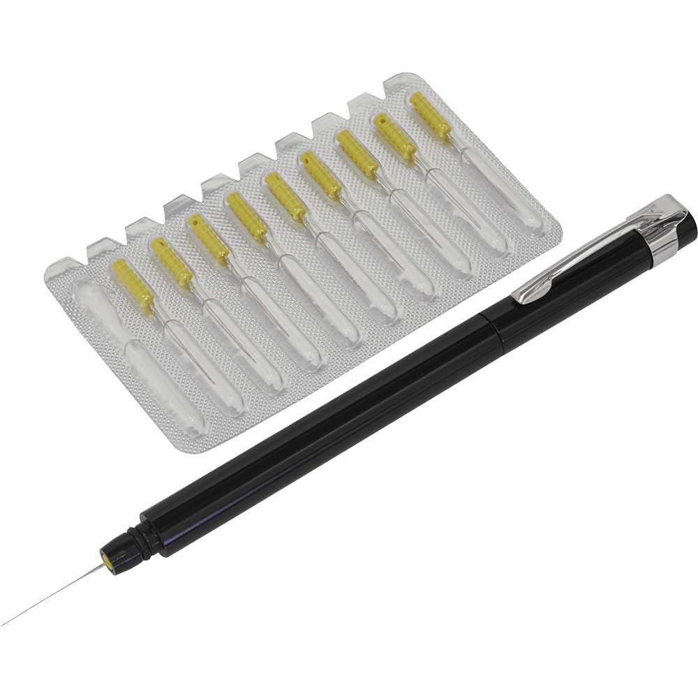 Image of Sealey Paint Dirt Removal Pen and Needle Set