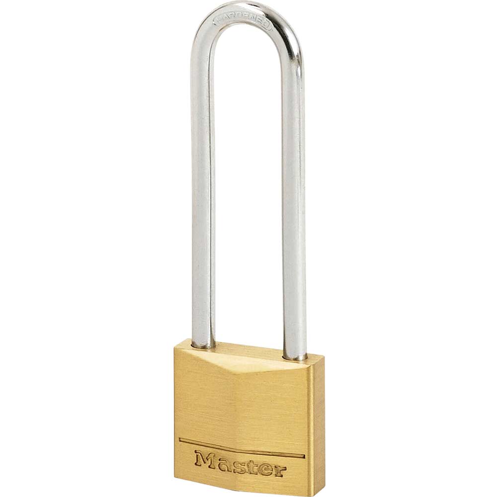 Image of Masterlock Solid Brass Padlock 30mm Extra Long