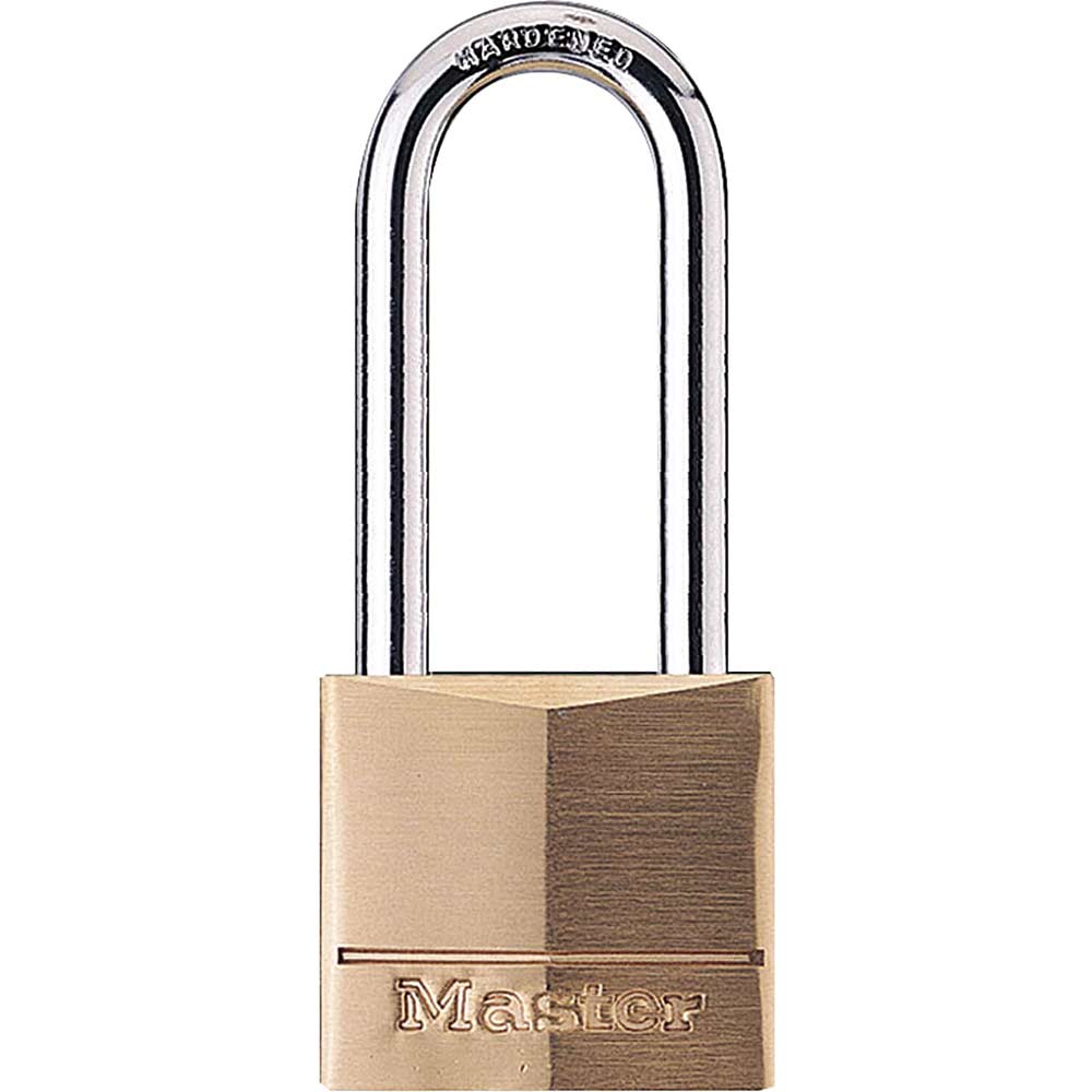 Image of Masterlock Solid Brass Padlock 40mm Extra Long