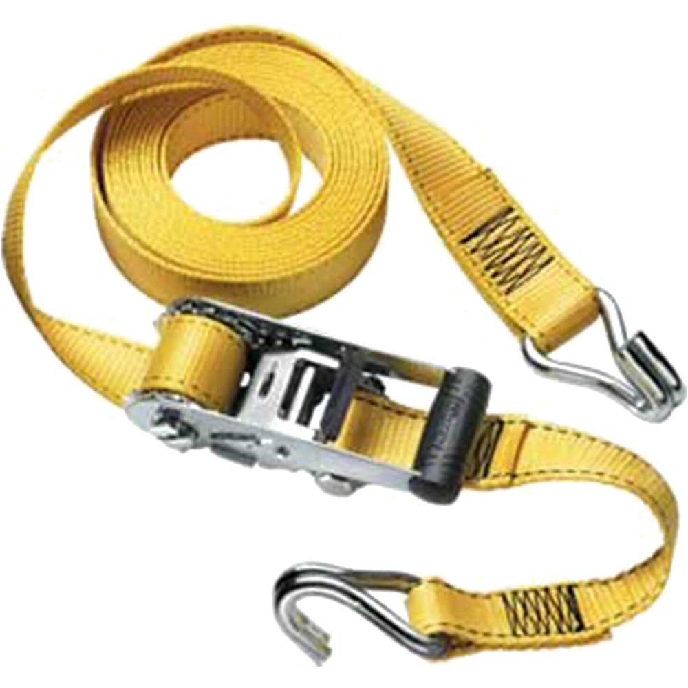 Masterlock Heavy Duty Ratchet Tie Down J Hooks 35mm 4.5m 1250kg