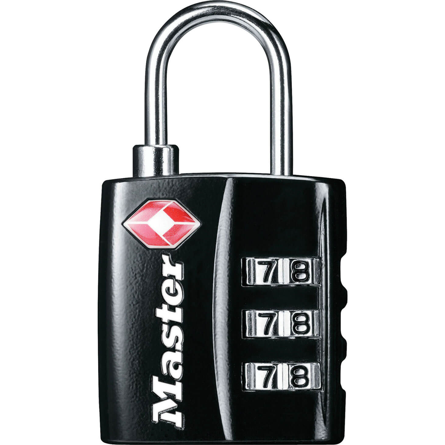 Image of Masterlock TSA Combination Padlock 30mm Black Standard