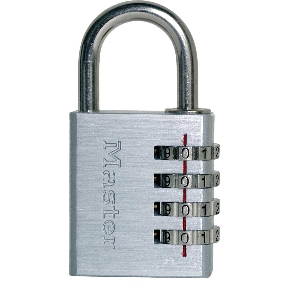 Image of Masterlock Aluminium Combination Padlock 40mm Standard