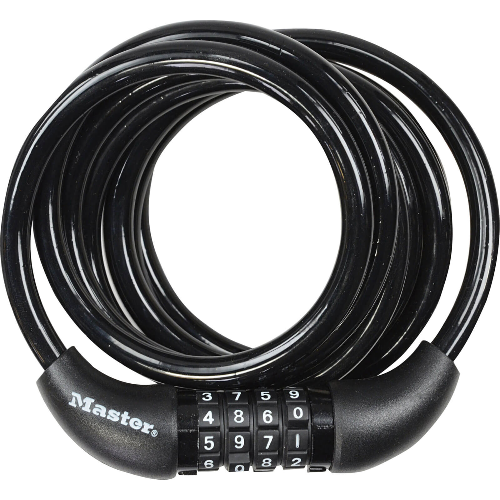 Image of Master Lock Self Coiling Combination Cable Lock 8mm 1800mm