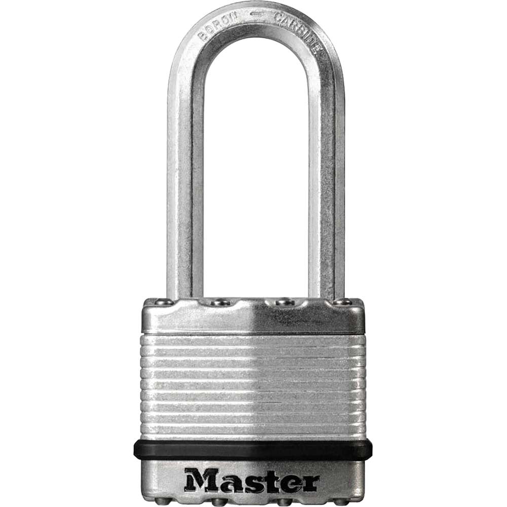 Masterlock Excell Laminated Steel Padlock 50mm Extra Long