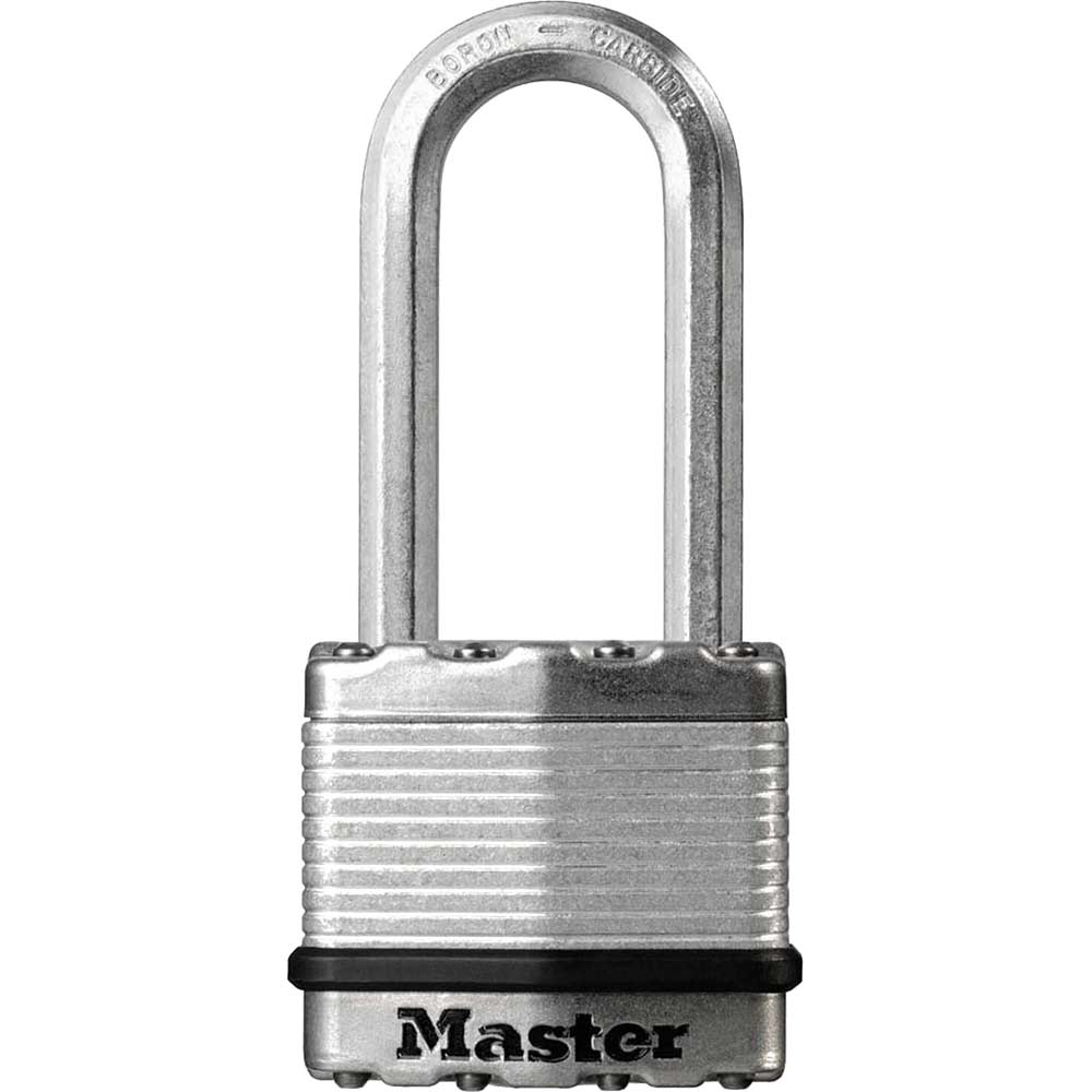 Image of Masterlock Excell Laminated Steel Padlock 50mm Extra Long