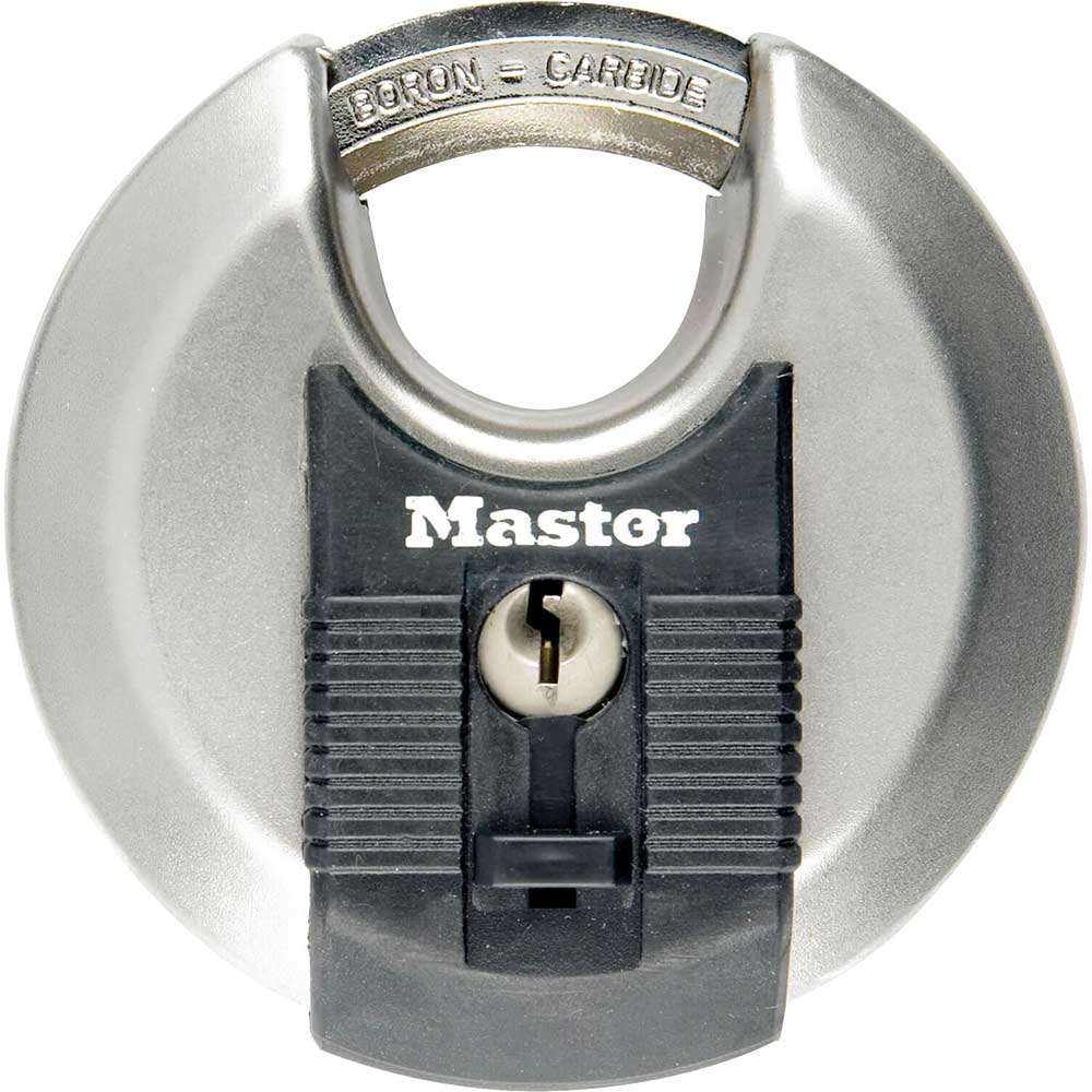 Masterlock Excell Stainless Steel Discus Padlock 80mm Standard