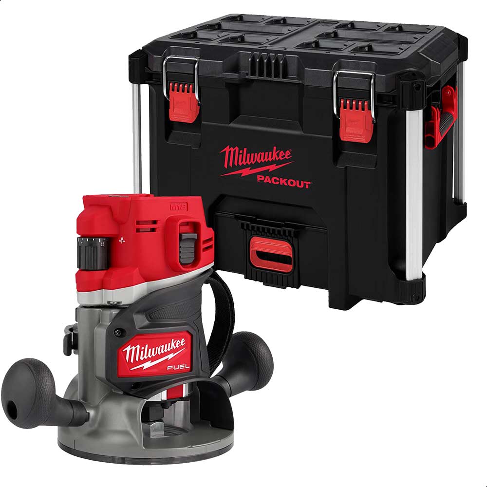 Milwaukee M18 FR12 Fuel 18v Cordless Brushless 1/2" Trim Router No Batteries No Battery Charger Case & Accessories