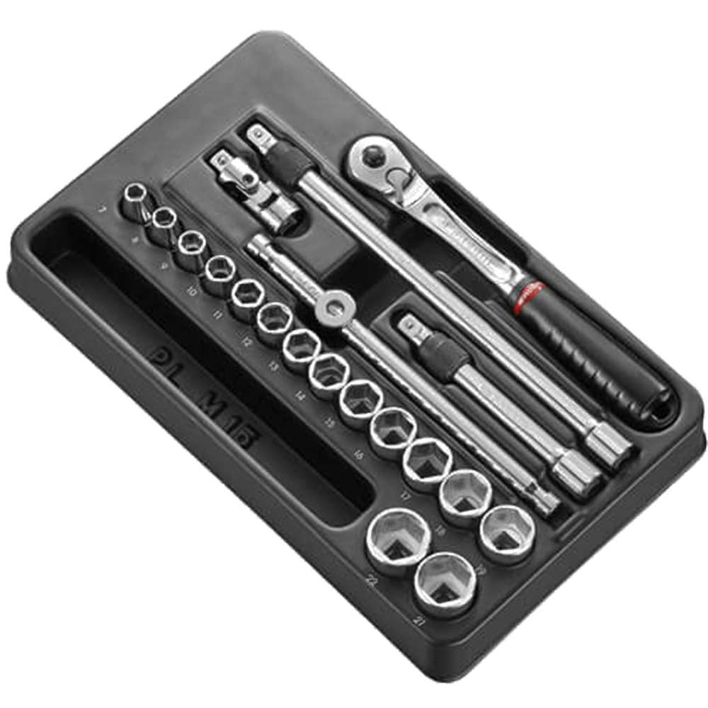 Facom MOD.JL171-36 20 Piece 3/8" Drive Hexagon Socket Set