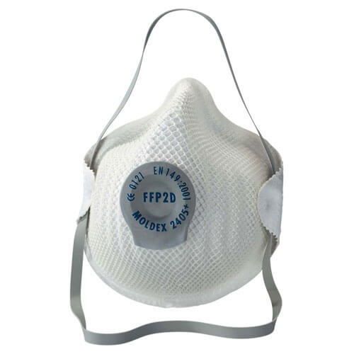Image of Moldex 2405 Classic Moulded Disposable Dust Mask FFP2 Pack of 3