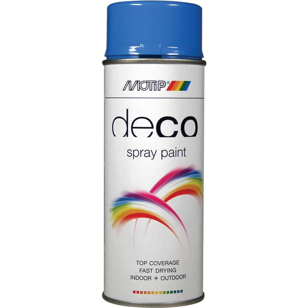 Motip Deco High Gloss RAL Spray Paint Sky Blue 400ml