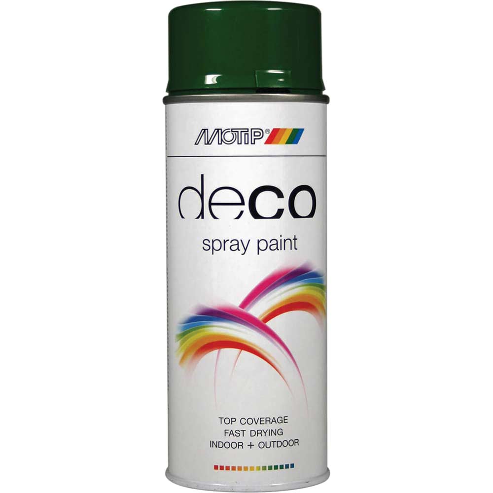 Motip Deco High Gloss RAL Spray Paint Leaves Green 400ml